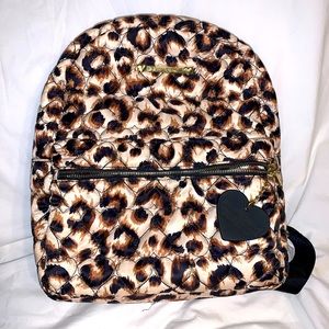 Betsy Johnson Cheetah/Leopard print backpack